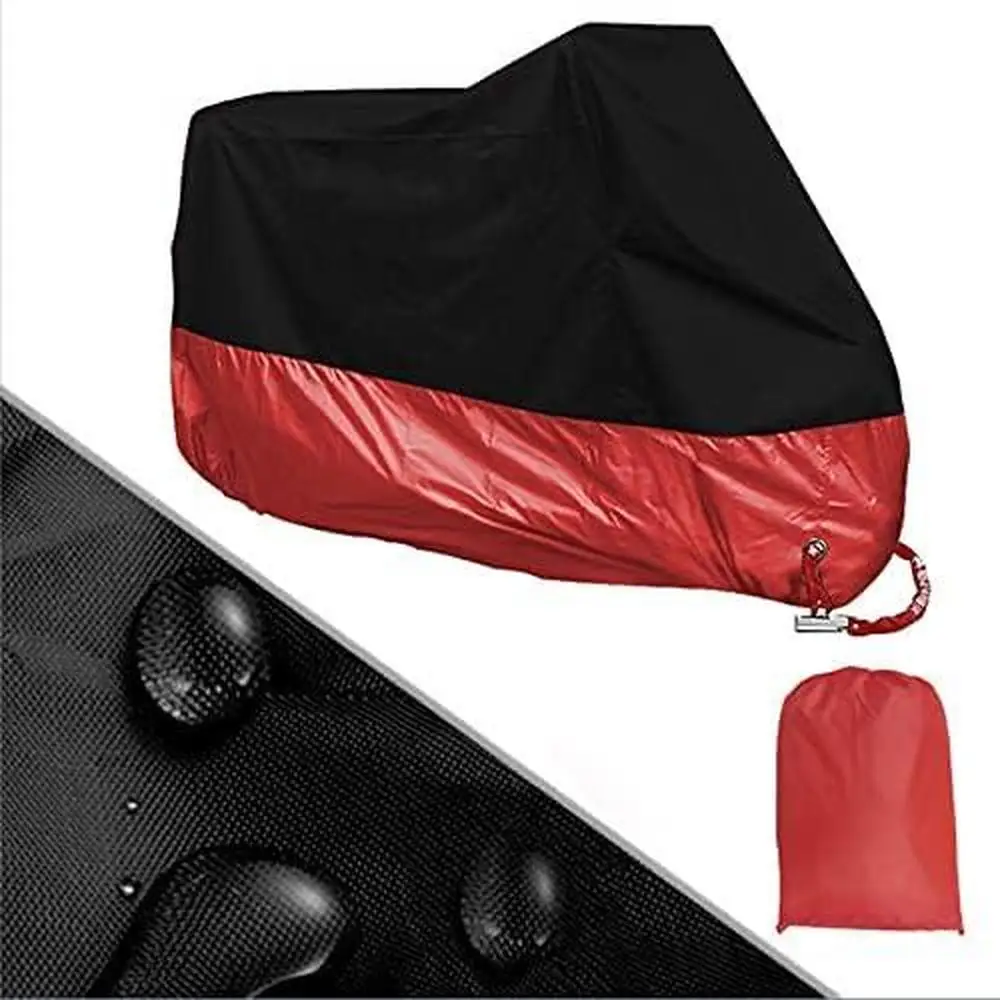 Motorcycle Cover 190T Polyester Taffeta and Silver-Plated Inner Layer For electric bicycles and motorcycles with standard sizes