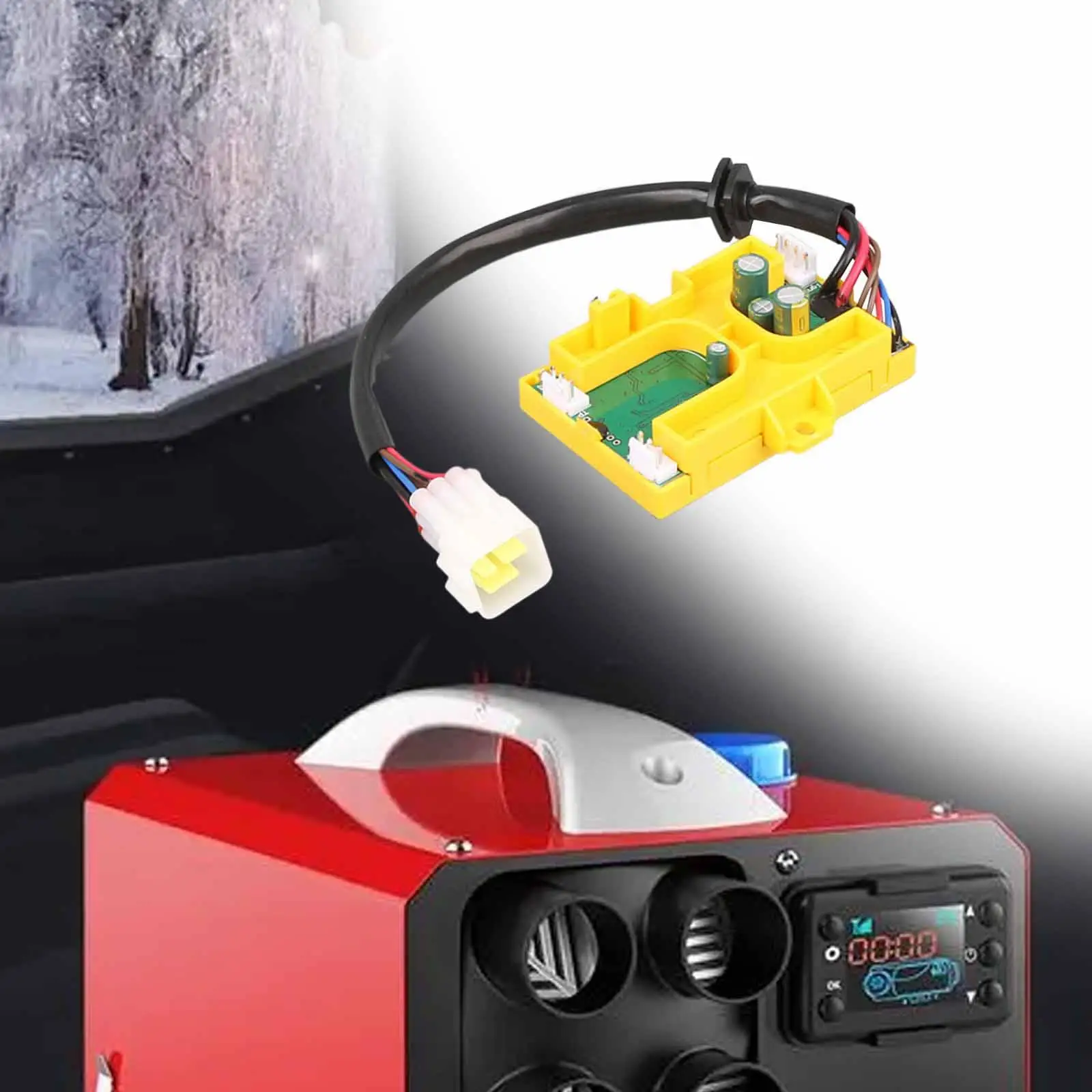 

High Quality Fuel Heater Circuit Board Replacement Stable Parking Diesel Heater Control Panel for Universal 12V 24V Trucks