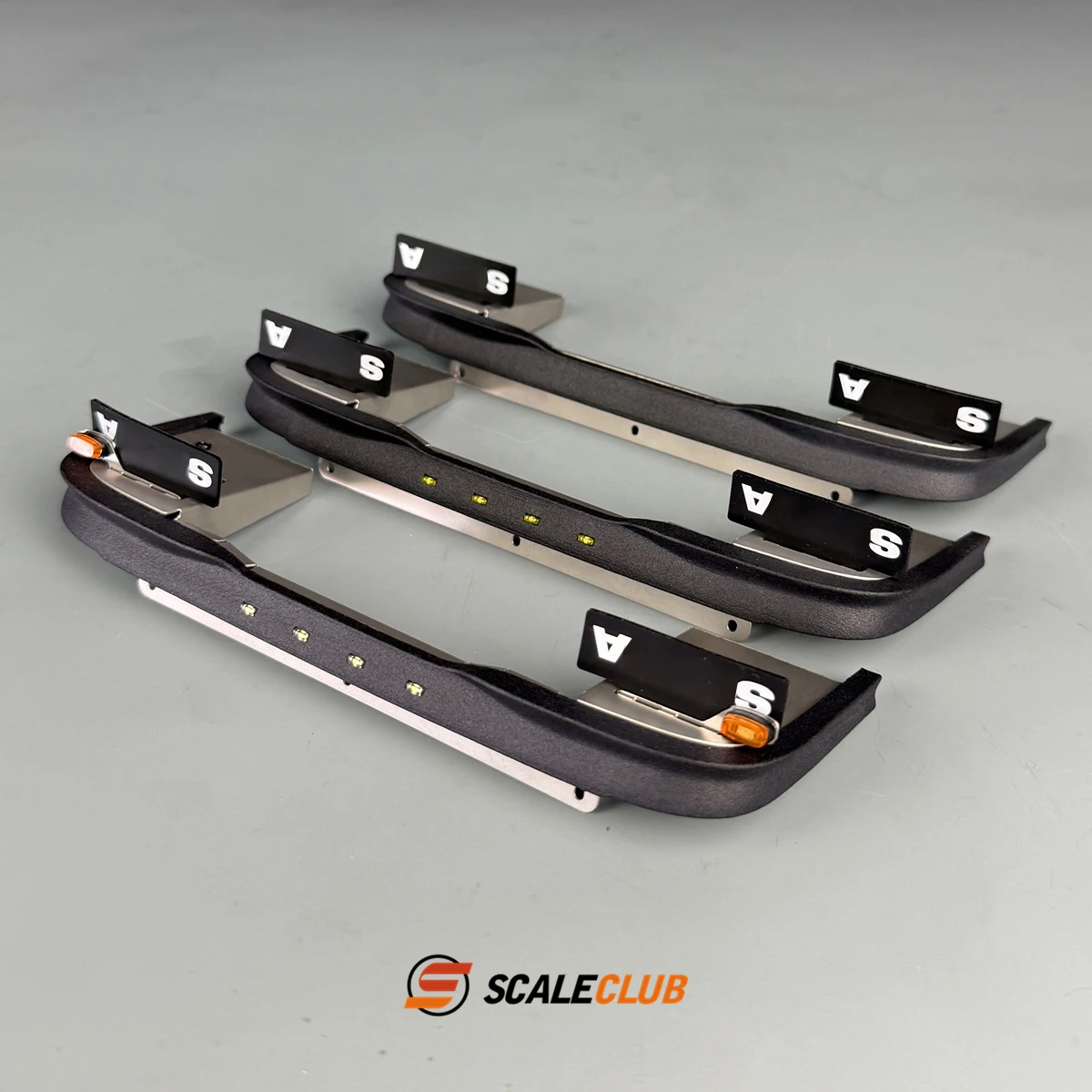 المفسد المصد SCALECLUB مع واقيات الطين BXGXRL-770S-2 لـ 1/14 Tamiya Scania 770S RC شاحنة جرار ترقية أجزاء الملحقات