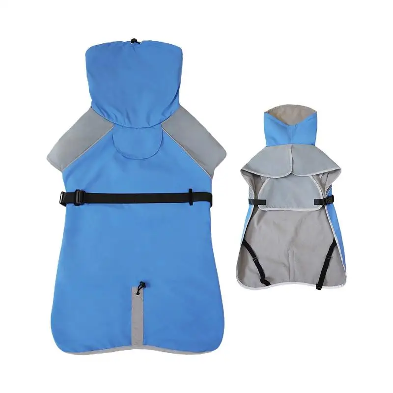 Waterproof Adjustable Dog Raincoat for Large Breeds