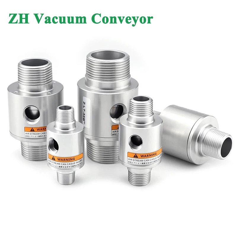 ZH Series Vacuum Conveyor Large Flow Pneumatic Suction Device ZH10 20 30 40-B-X185 With Bracket  ZH25-X187 Air Amplifier LT32A/B