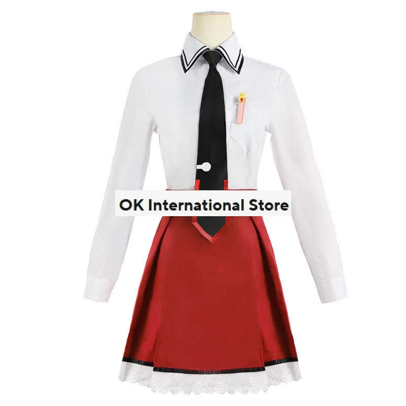 Anime DATE A LIVE Kotori Itsuka Cosplay Costume Wig Set Chool Girl JK Uniform Wig Halloween Party Full Set Fancy Dress Suit