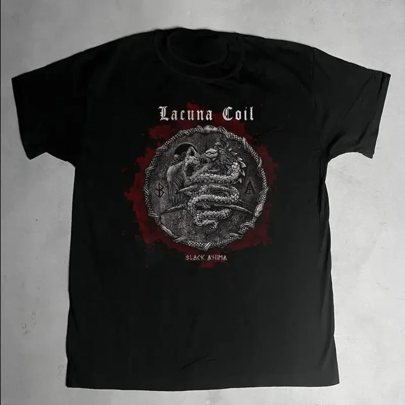 New Black Anima Lacuna Coil Album Band For Fan S To 5Xl T Shirt