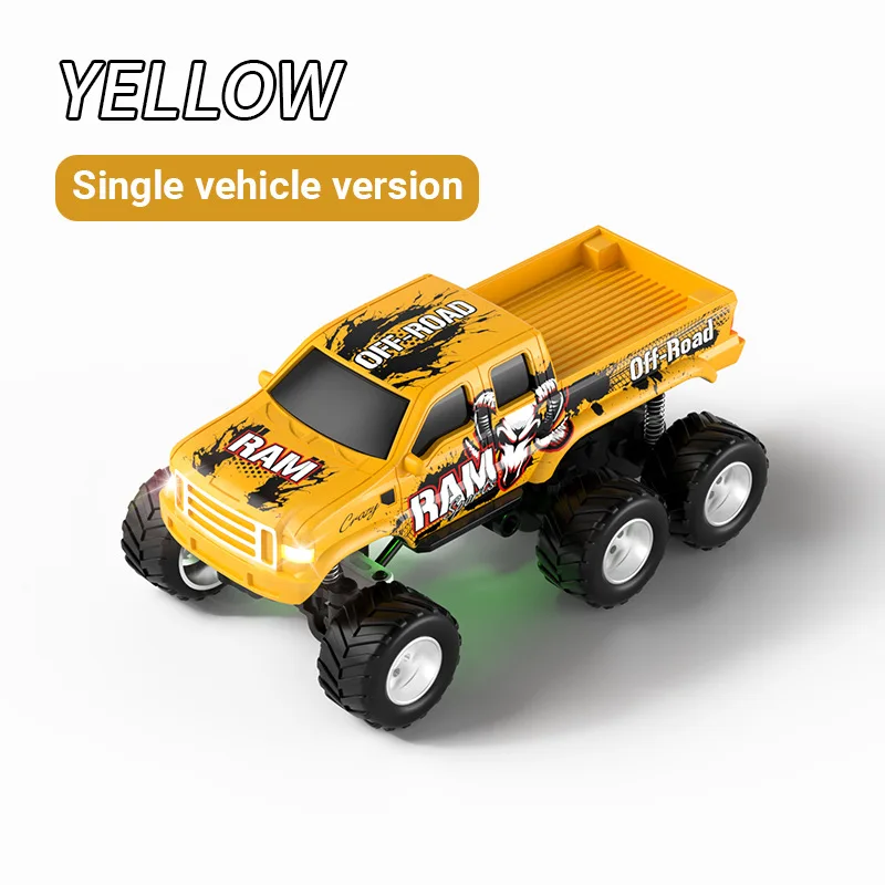 Jjrc nova iluminação legal mini liga off-road captador meninos carro de controle remoto brinquedo reboque brinquedo iate