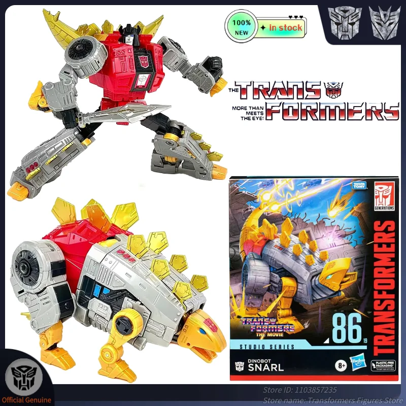 Original marca novo transformador robô modelo de brinquedo SS-86 19 snarl g1 estúdio filme dos desenhos animados figura ação anime popular crianças presentes