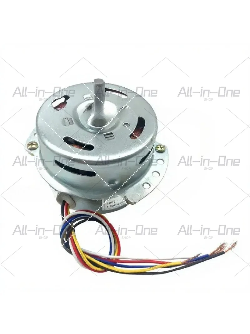 80W 6-Wire Cooling Fan Motor, Clockwise Rotation Tower Motor for Air Conditioning Replacement Part