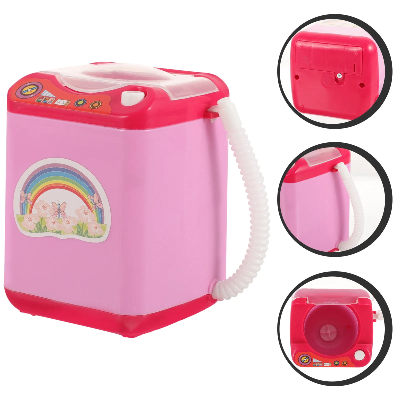 

Toy Washing Machine Beach Rugby Balls for Kids Small Portable Electric Toys Girls Cognitive Creative Educational Plaything Mini