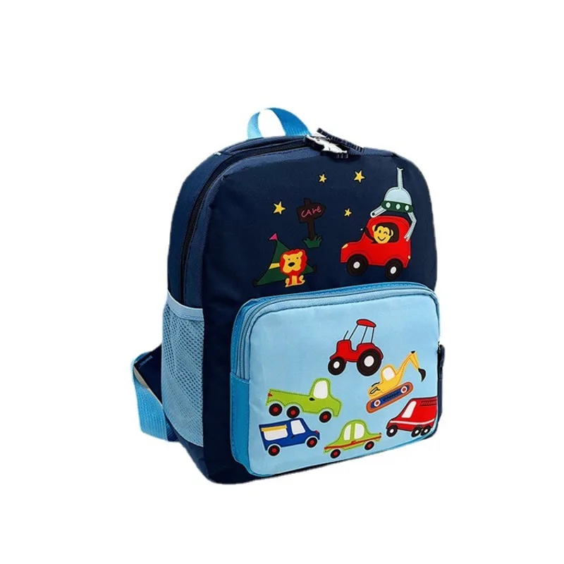 

MINISO Cartoon Car Kids Backpack Boys and Girls Kindergarten Children's Backpack Halloween Christmas Children's Gift