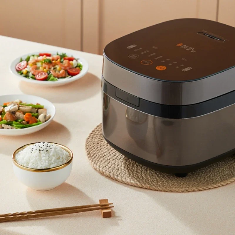 Rice Cooker with Iron Pot Inner Tank IH Induction Heating and Multi-function Control Panel 4L Capacity F40T-F376 220V