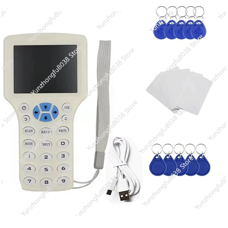

ID/IC RFID Duplicator 13.56MHZ 125KHZ 250KHZ 375KHZ 500KHZ HID 08CD Foraccess Card Elevator Card
