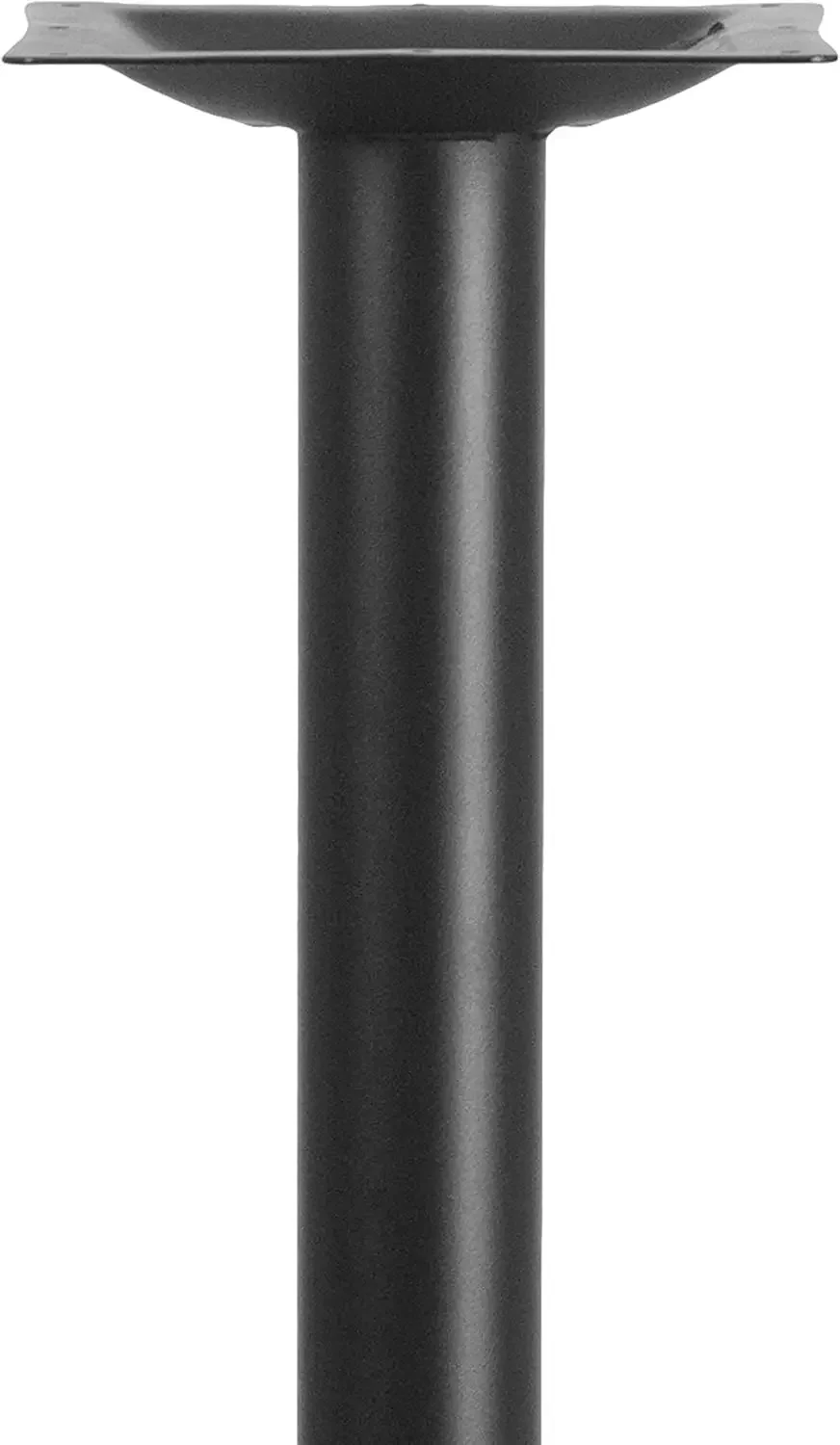 Furniture 30" x 30" Restaurant Table X-Base with 3" Diameter Table Height Column, Commercial X-Base Cast Iron Restaurant Table B