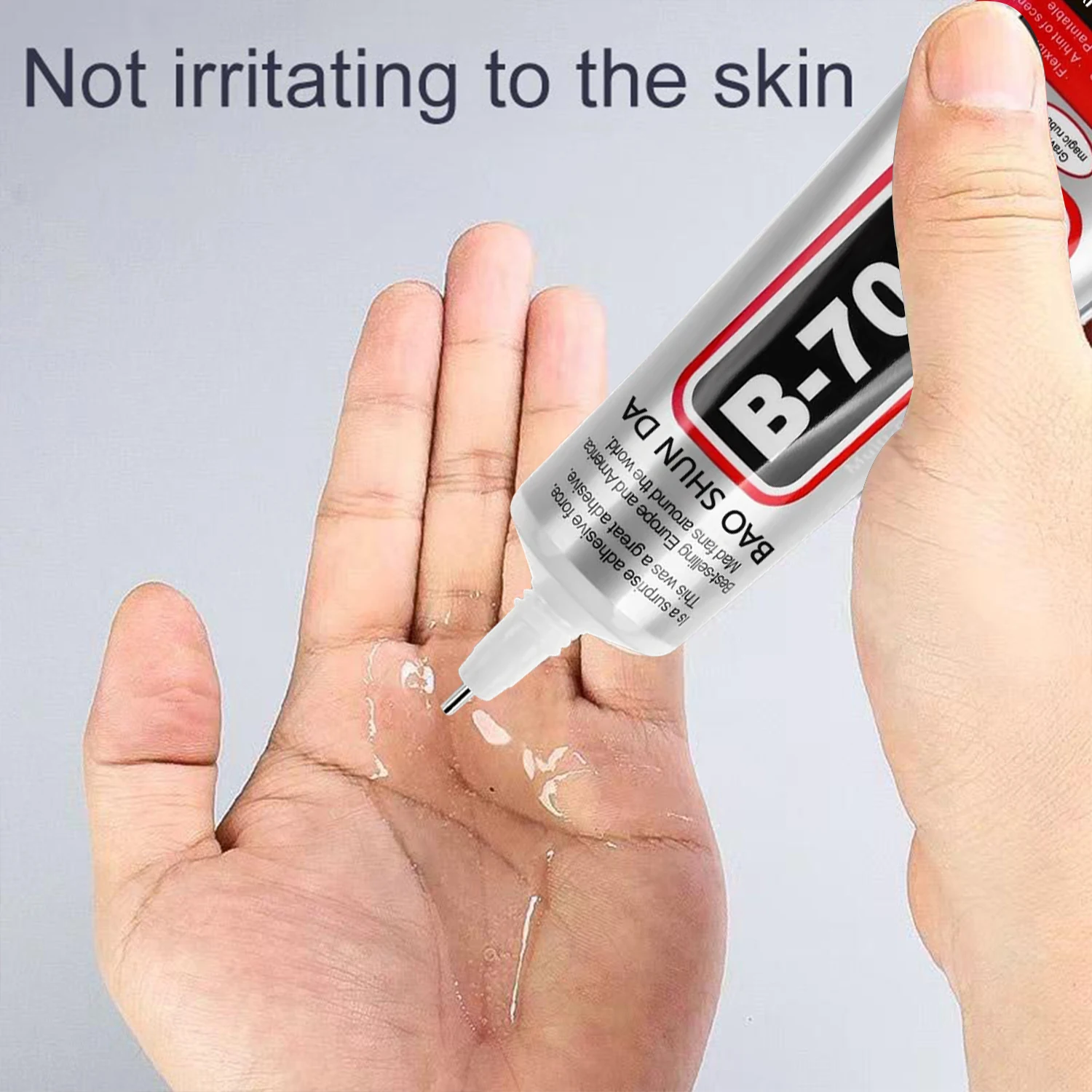 B-7000 Phone Screen Repair Glue Clear 15ml/25ml/50ml/110ml, Phone Case Repair Liquid Super Strong Transparent Waterproof Jewelry Craft Glue , Fast Drying Resin Glue.