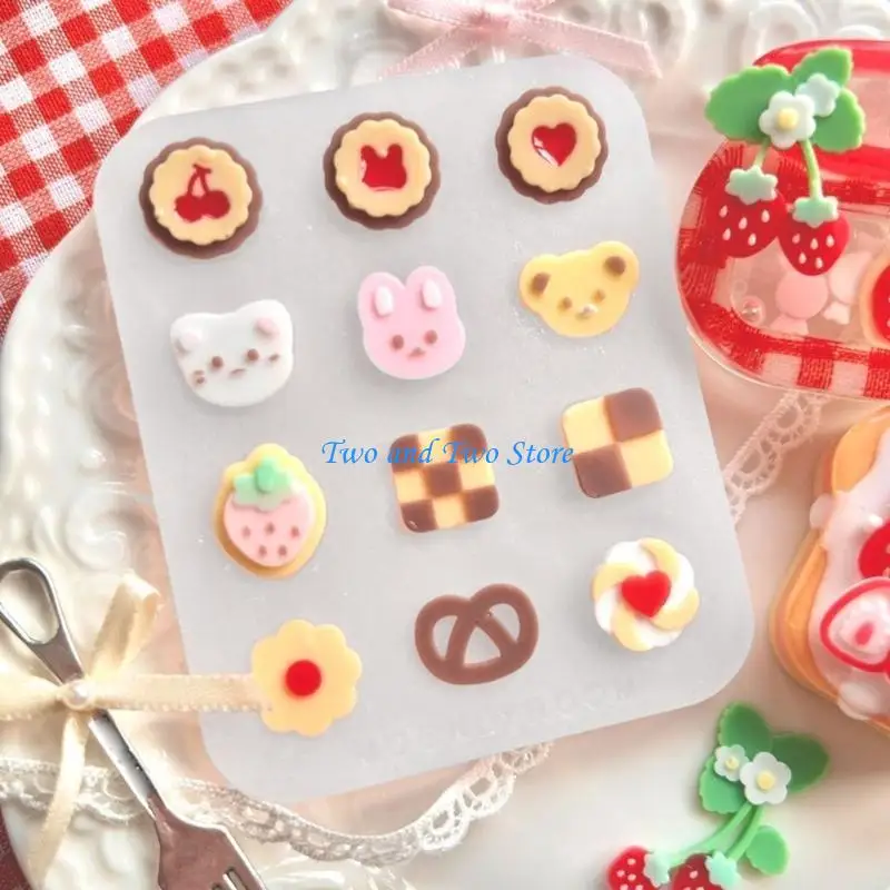 HX6F Sturdy Accessory Molds Suitable for Craft Epoxy Charm Flexible Mold for Projects