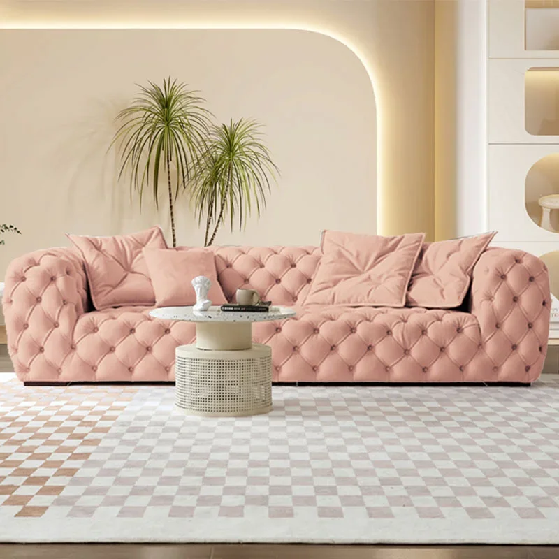 

Sofa set, rectangular compression sofa for apartment living room home