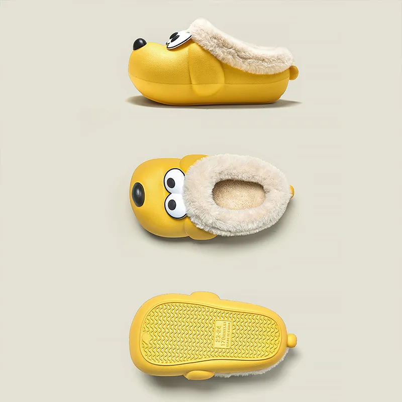 Winter Kids Slippers Indoor Shoes for Boys Toddler Girls Soft Warm Non Slip Floor Children Shoes EVA winter girls shoes