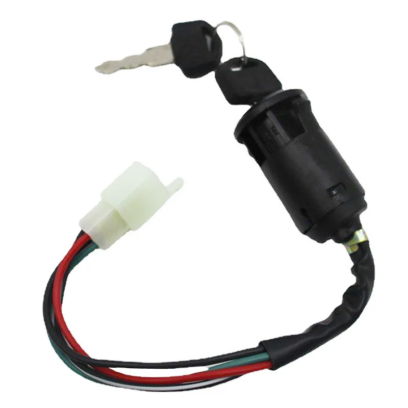 Universal Motorcycle Ignition Switch Waterproof Electric Door Lock Electric Start Atv Key for Honda Yamaha Kawasaki Suzuki 4pin