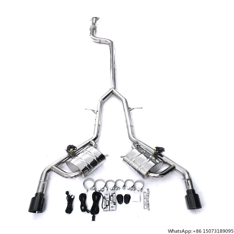 

Выхлопная система Catback для 2.0T с электронным клапаном, средняя и концевая секции