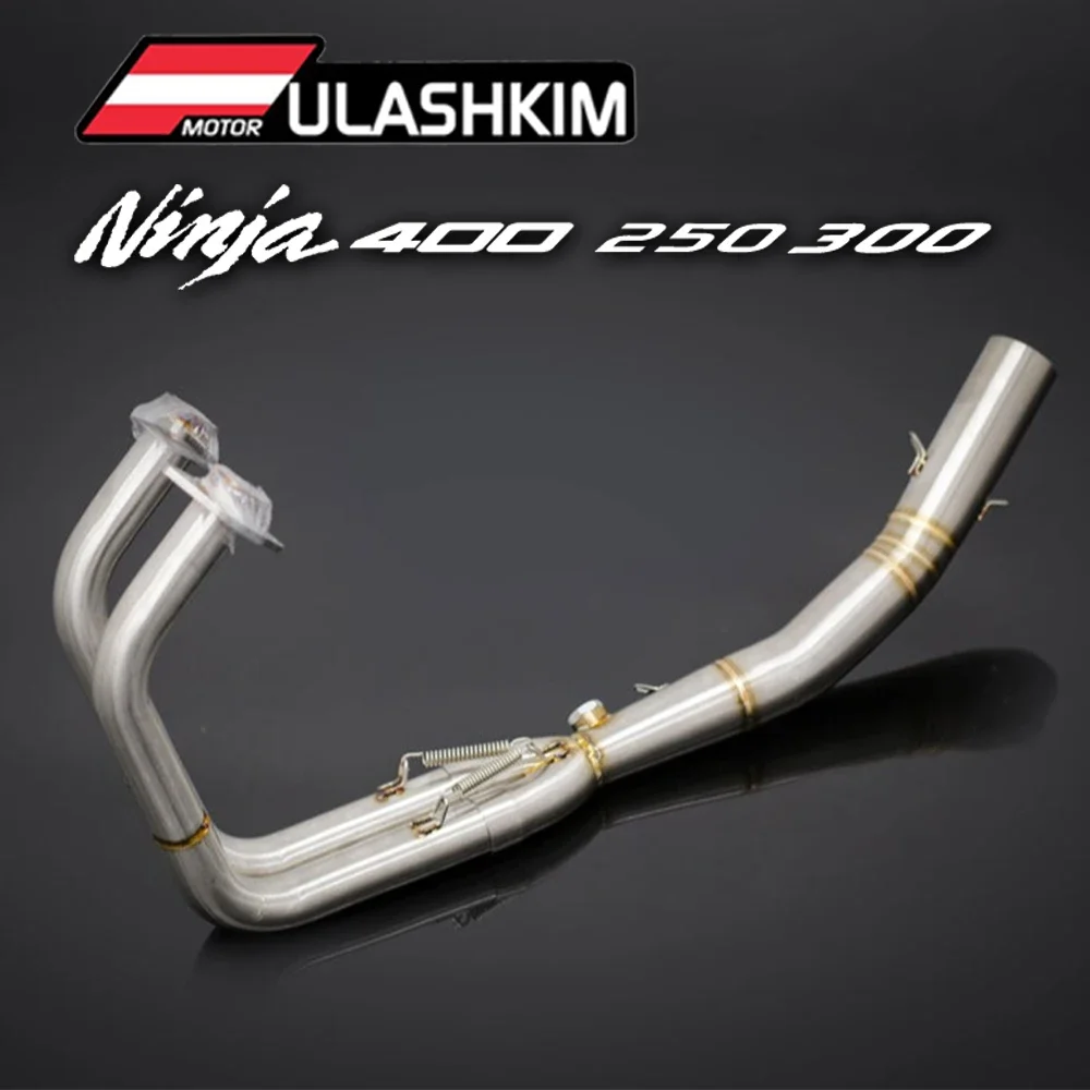 

Exhuast Ninja 250 300 400 For Kawasaki Z400 Z250 Z300 Z400 17-20 Motorcycle Exhaust Pipe Header Slip On PipeX