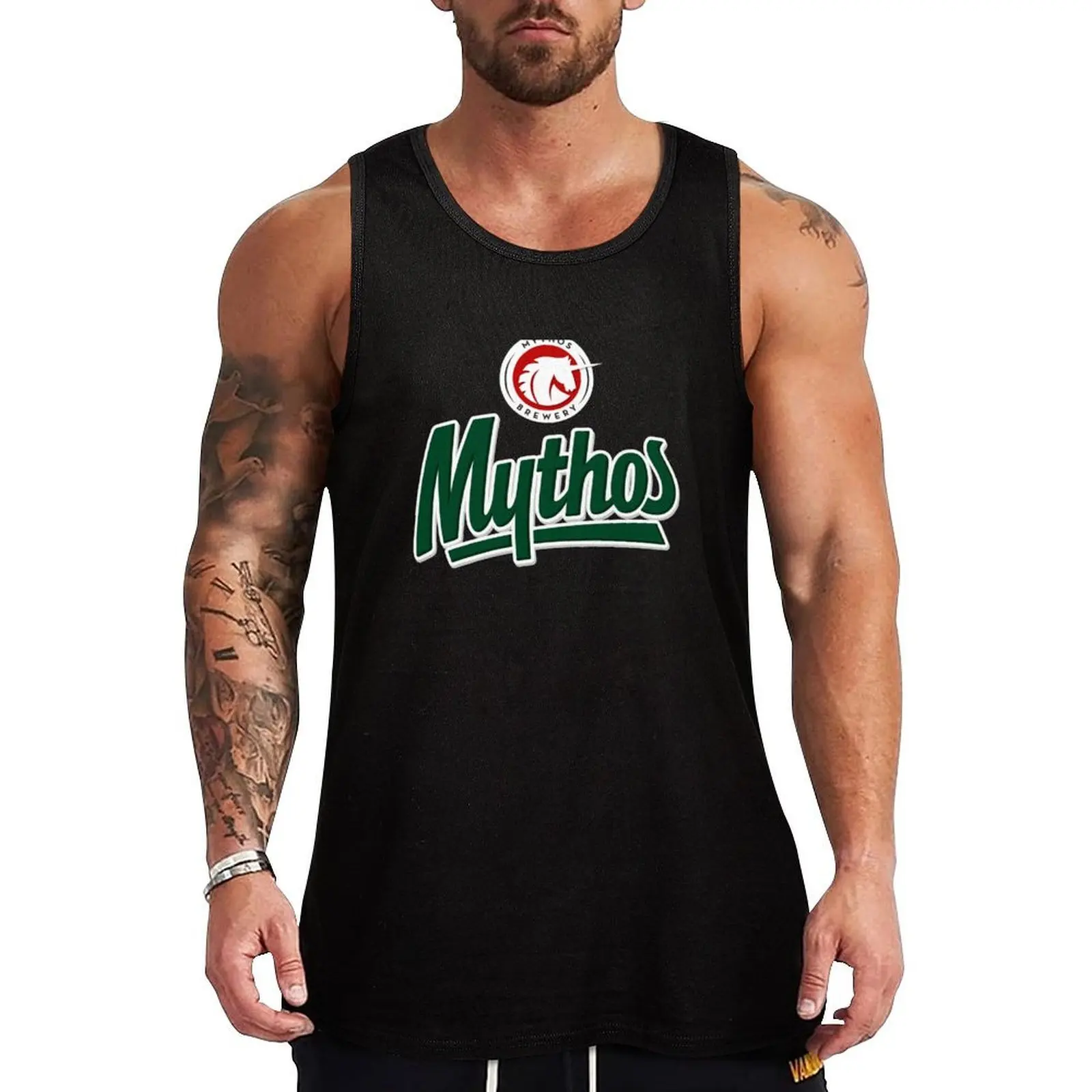 

Mythos-beer Tank Top Work Outdoor Tank Top Heavy Duty Sleeveless Shirt