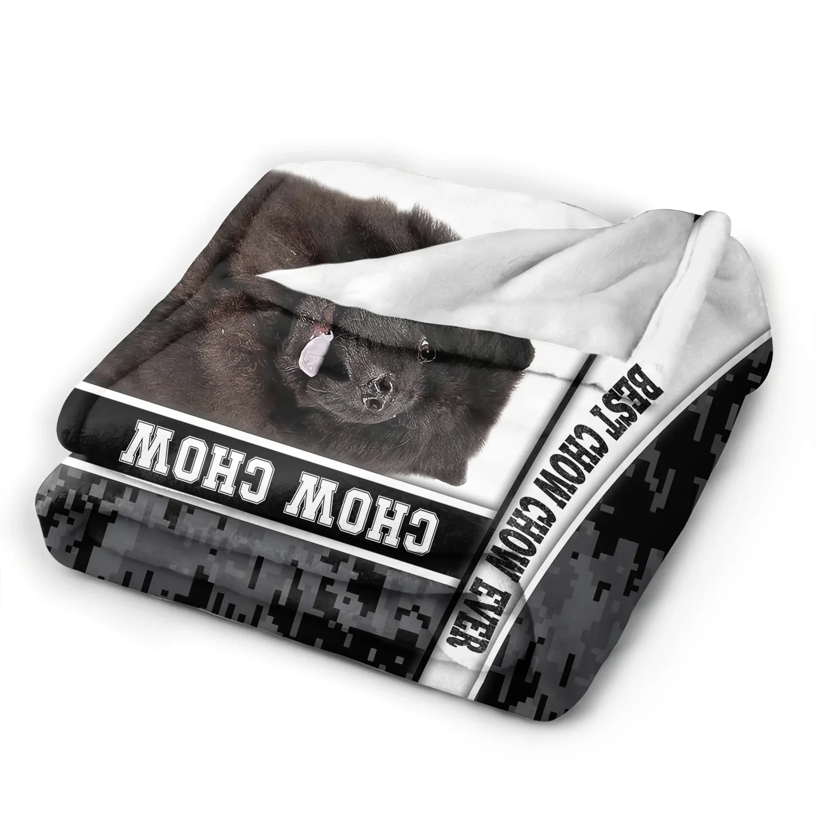 موضة الحيوانات الفانيلا البطانيات أفضل تشاو تشاو على الإطلاق ثلاثية الأبعاد مطبوعة رمي بطانية مكتب قيلولة السفر المحمولة لحاف دروبشيبينغ