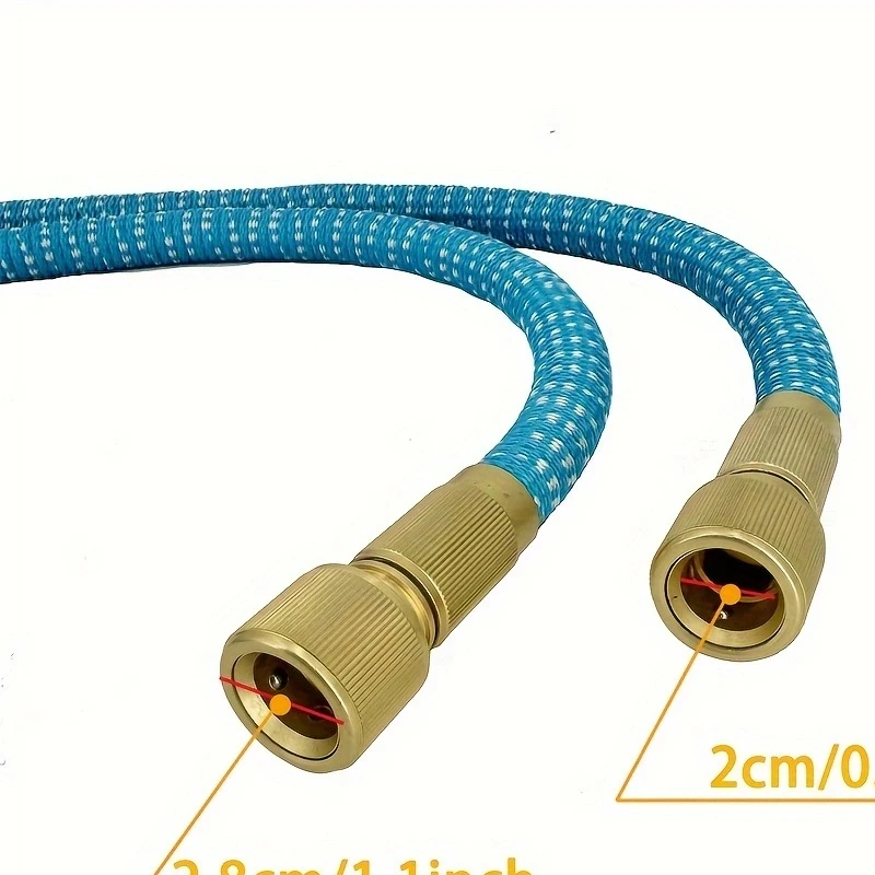 25FT-100FT خرطوم سقي الحديقة القابل للتوسيع غسيل السيارات بالضغط العالي مدفع المياه متعدد الوظائف ، أداة الري والتنظيف في الحديقة #4