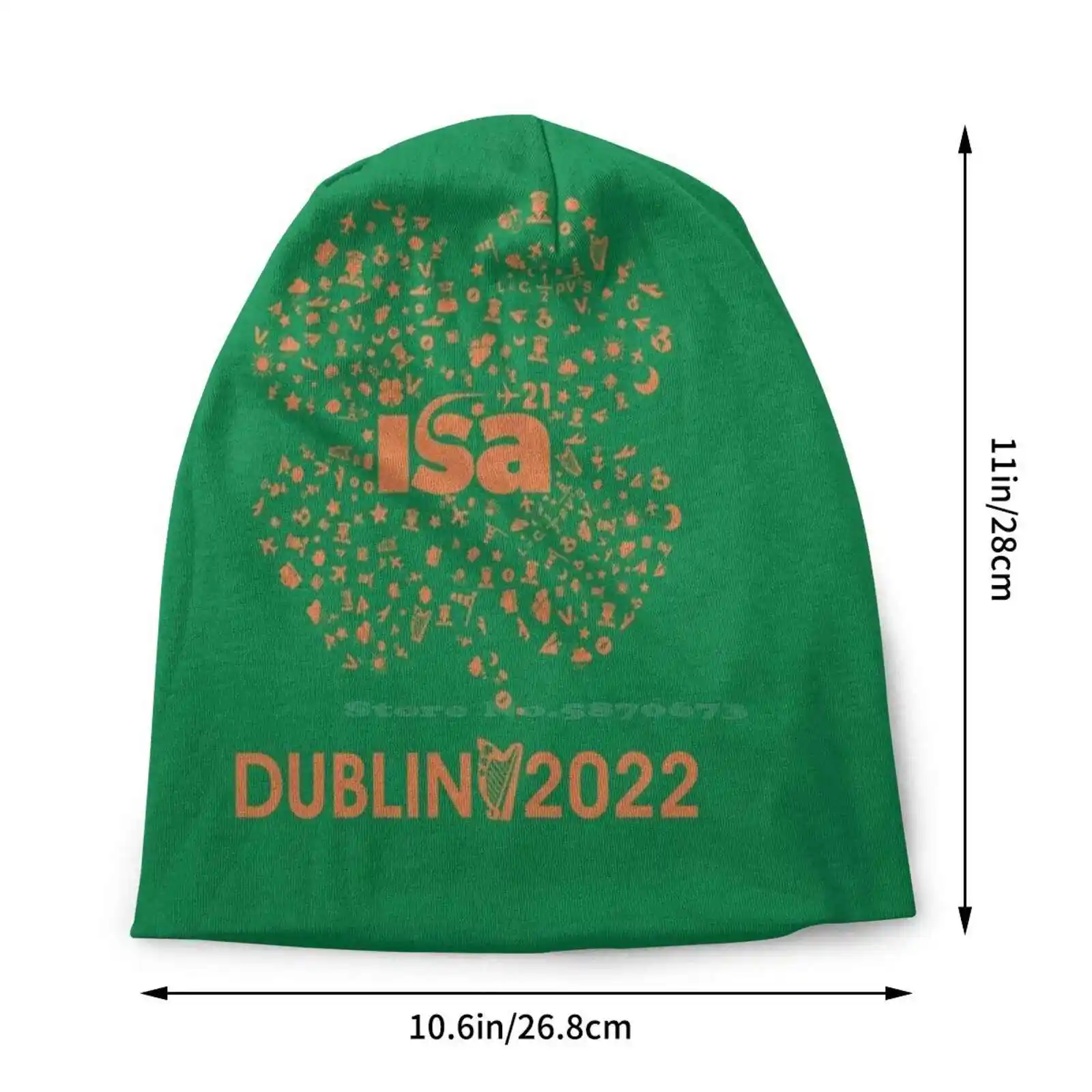 Our Dublin Conference Is Gold Knitted Hat Warm Beanie Outdoor Caps Dublin Conference 2022 Female Pilot International Society Of