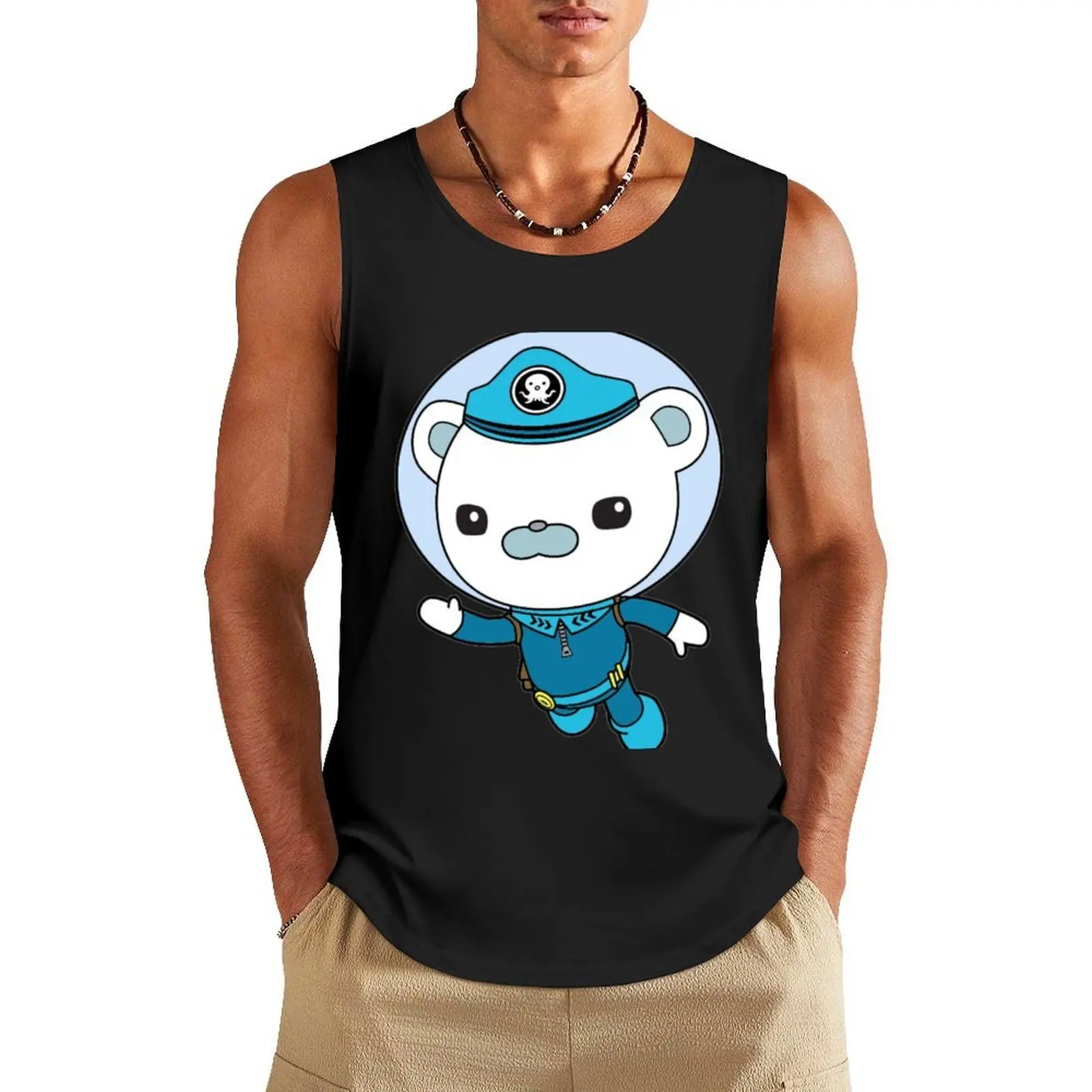 

Captain Barnacles Tank Top clothes for men summer Men's clothes luxury style quick-drying t-shirt Men's gym t-shirt