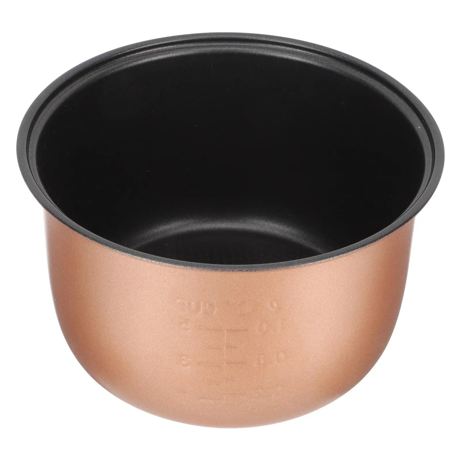 

2L Golden Aluminum Alloy Nonstick Inner Pot for Rice Cooker Replacement Liner Container Practical Kitchen Cooking Accessories