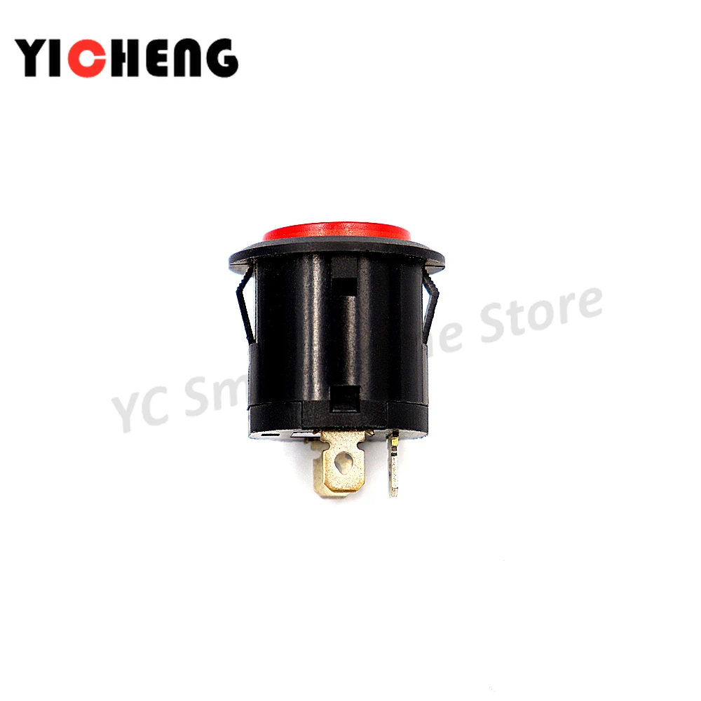 3Pcs 22MM mounting hole Stroller Power Start Switch One-key Start Round Button Electric Car Motorcycle Accessories