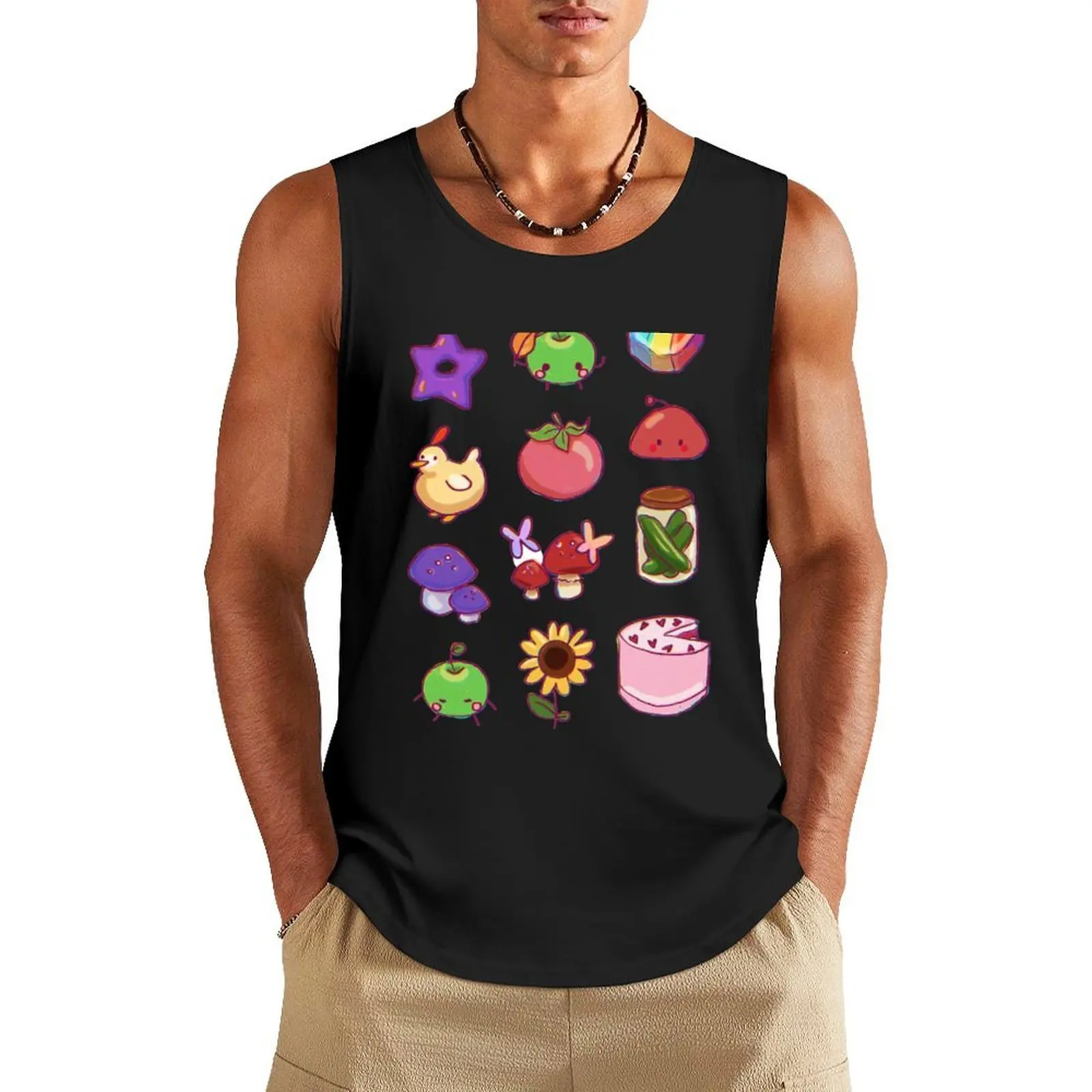 

Stardew Set Tank Top Gym wear T-shirt man Men's gym t-shirt