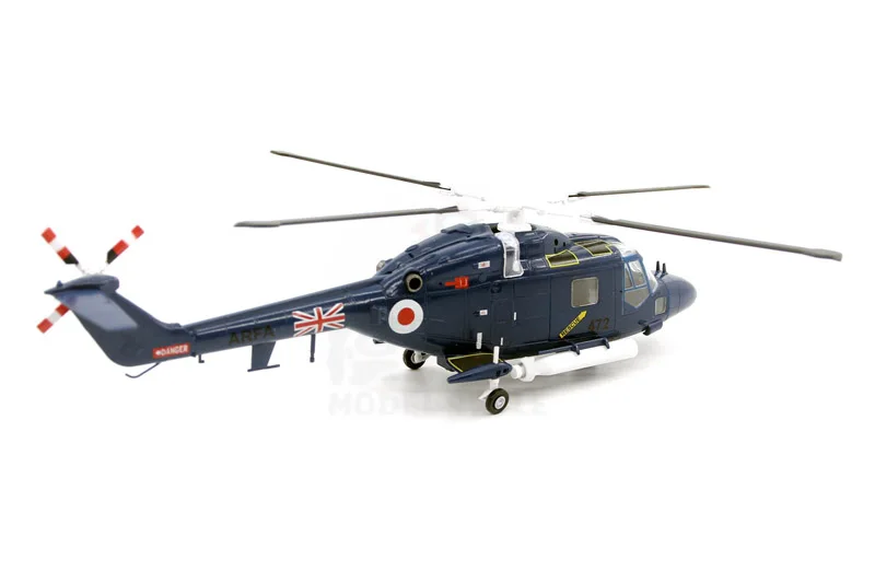 1: 72 Royal Navy MK3 helicopter model  Simulated finished ornament 37093