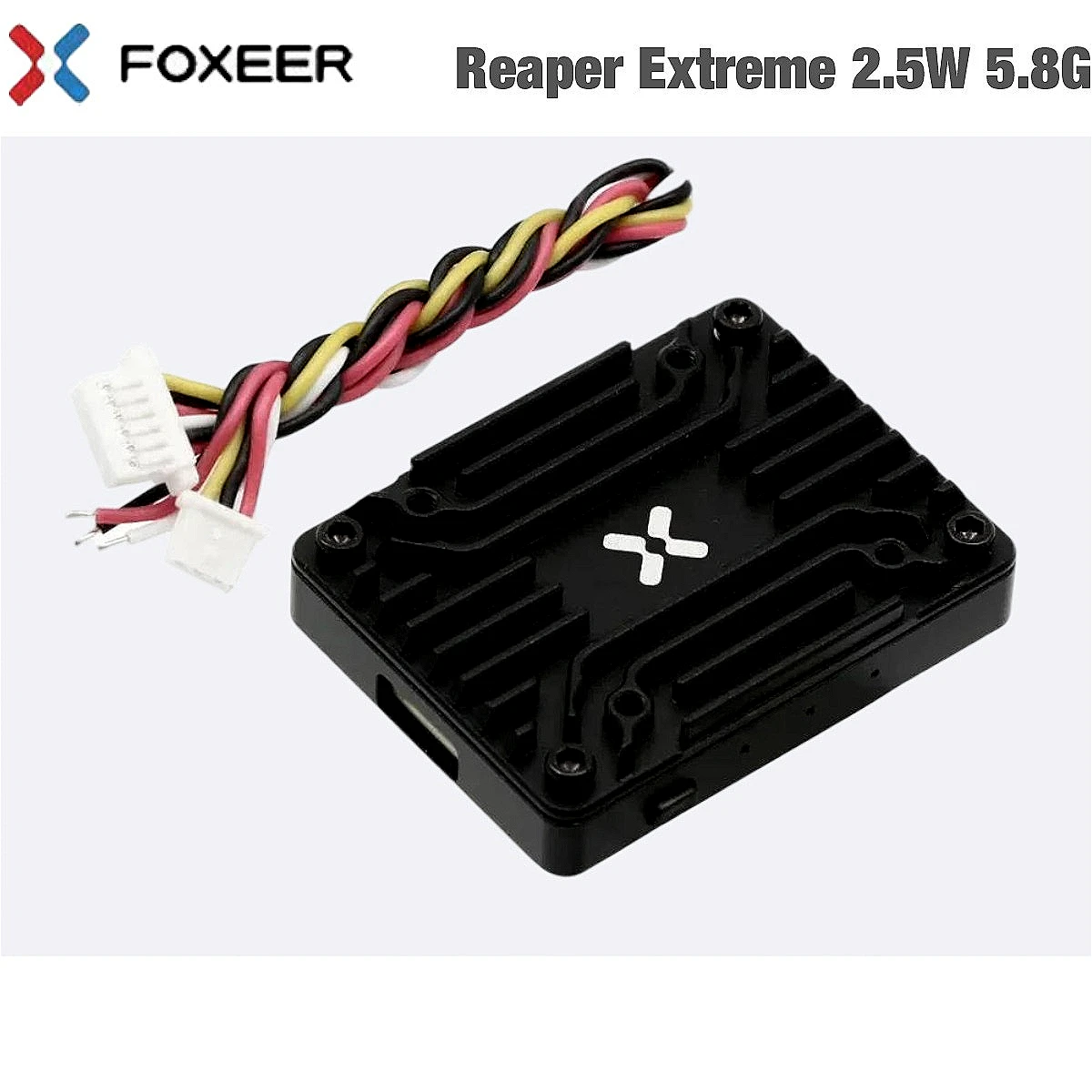 Foxeer Reaper Extreme 2,5 W 5,8G 40CH Pitmode 25mW 200mW 500mW 1,5W 2,5W ajustable FPV VTX 2-8S 20X20mm para FPV de largo alcance
