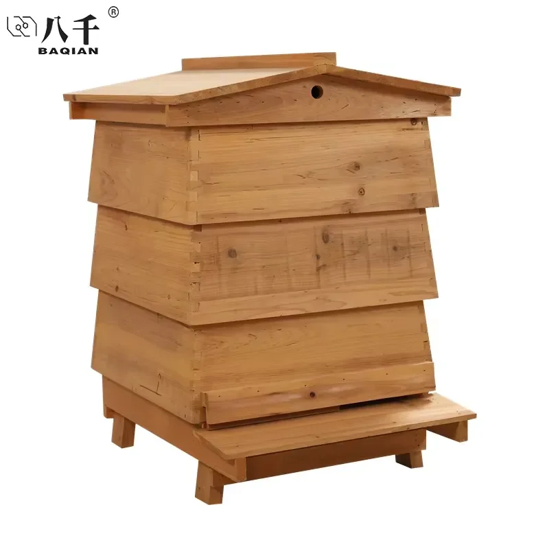 Beekeeping Equipment 10 Frames Red Cedar WBC Hive British National Bee Hives
