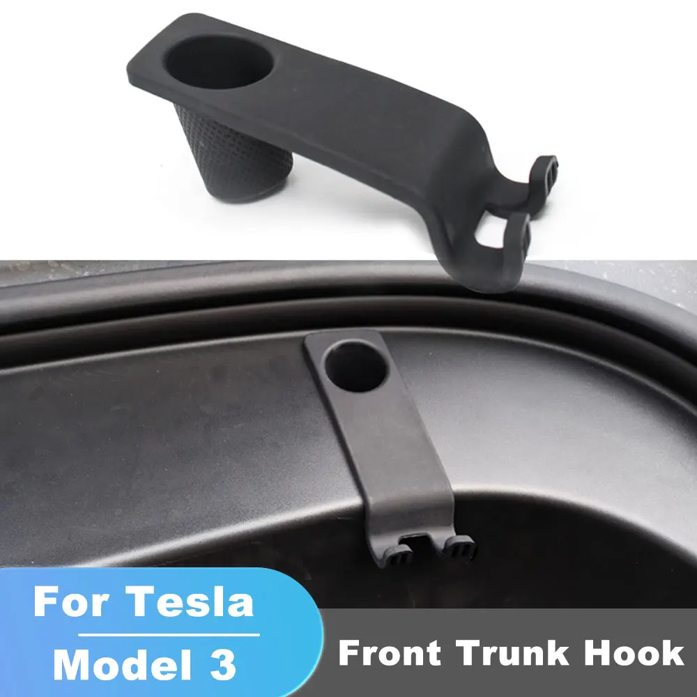

Front Trunk Box Hook For Tesla Model 3 Car Functional Interior Accessories Front Spare Box Organize Hook Model3