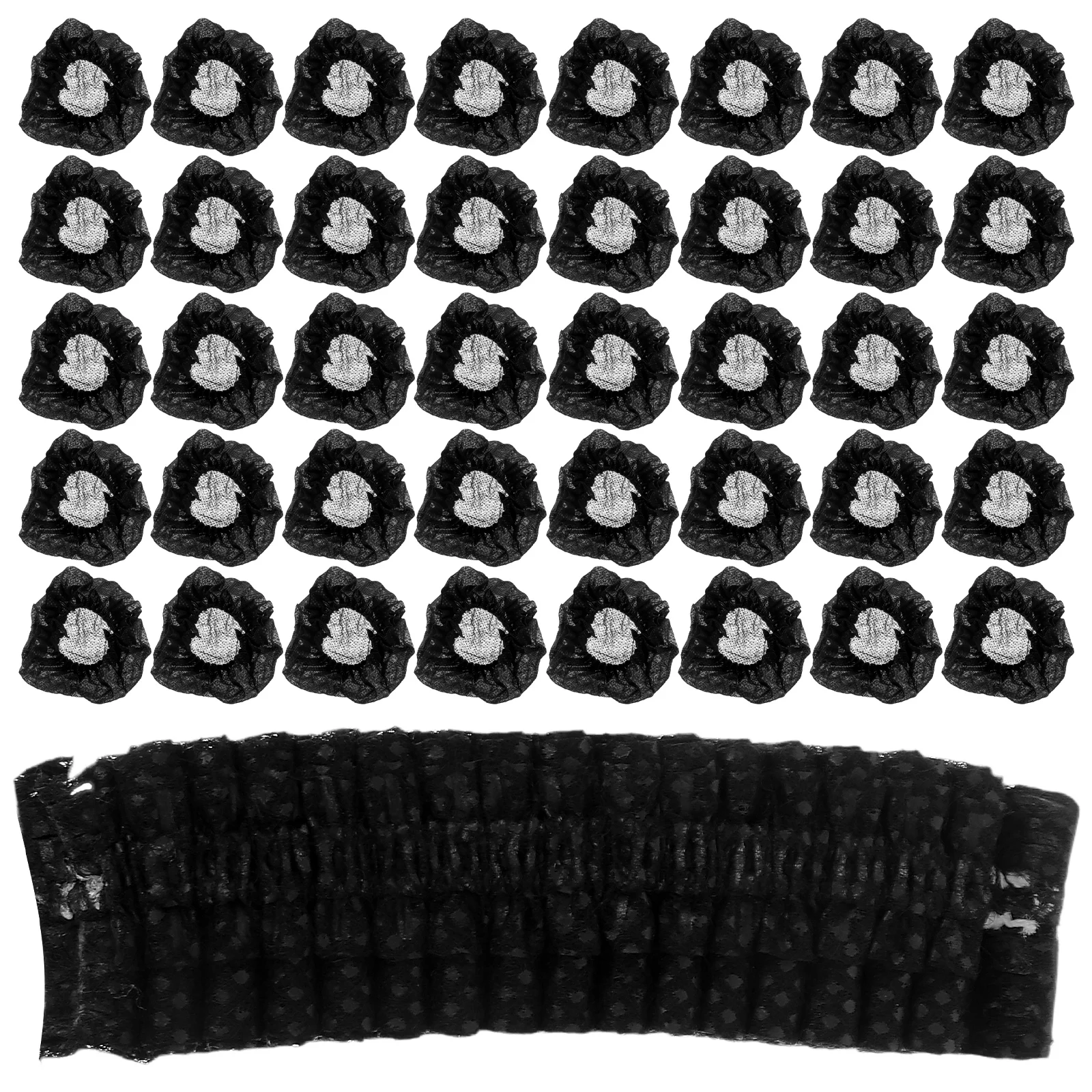 

50 Pairs Headset Protective Protectors Covers Disposable Earphone Protectors Non Woven Replacement Accessory Ventilated Reusable