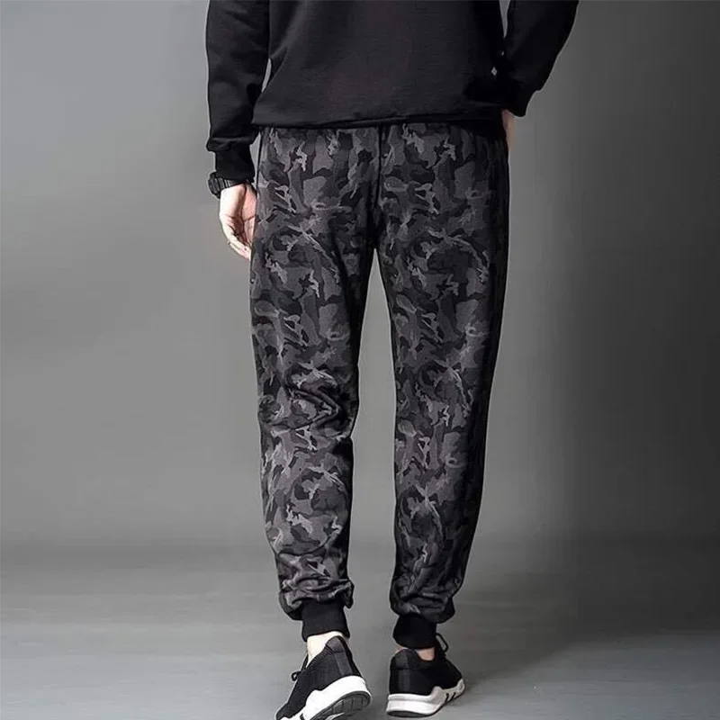 Men's Casual Pants Streetwear Camouflage Quick Dry Sweatpants Men Clothing Trend Korean Harem Pants Mens Daily Loose Trousers