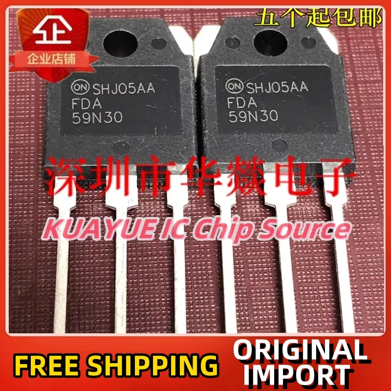 

10PCS-30PCS/FDA59N30 TO-3P 59A 300V/ Fast Shipping Quality Guarantee