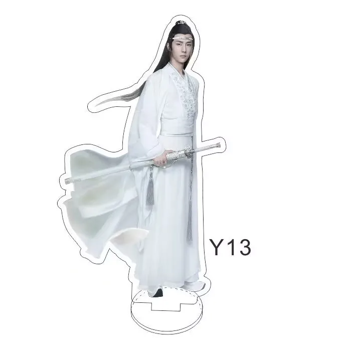 王一博の両面透明スタンディングサイン、テーブルデコレーション、アクリル製お土産、サポートギフト