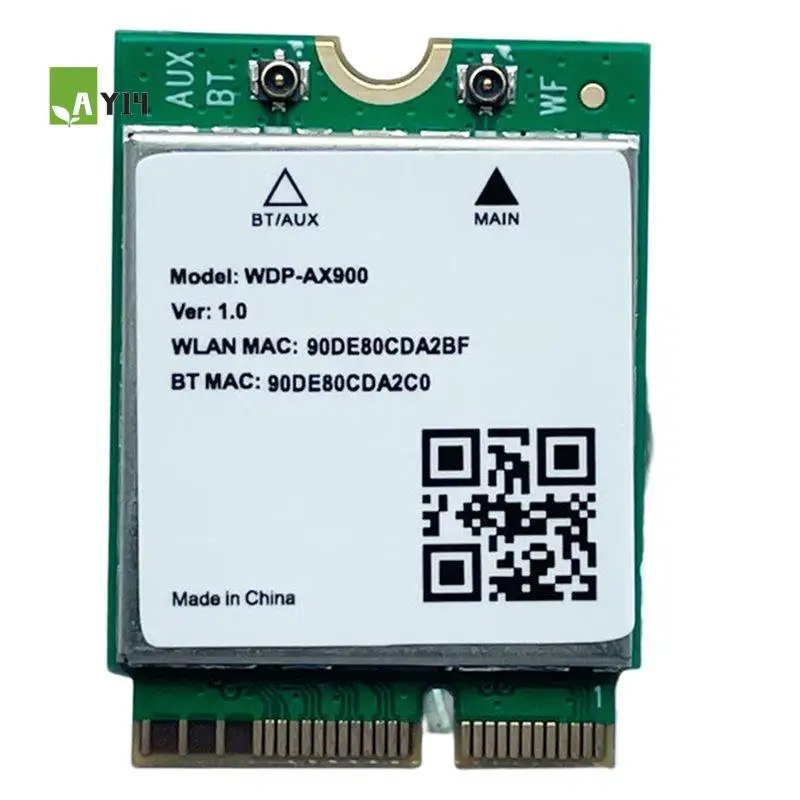 

AY14 - Новая беспроводная сетевая карта AIC8800D80P Wifi 6 Bluetooth 5.4 M.2 WDP-AX900, адаптер 2,4G и 5 ГГц для ноутбуков с Windows 10/11