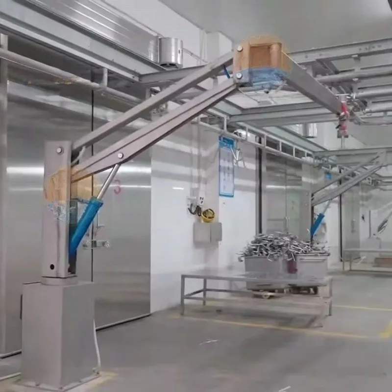 ذراع تحميل ذبيحة اللحوم الهيدروليكية لشاحنات مدخ الخنازير Abattoir