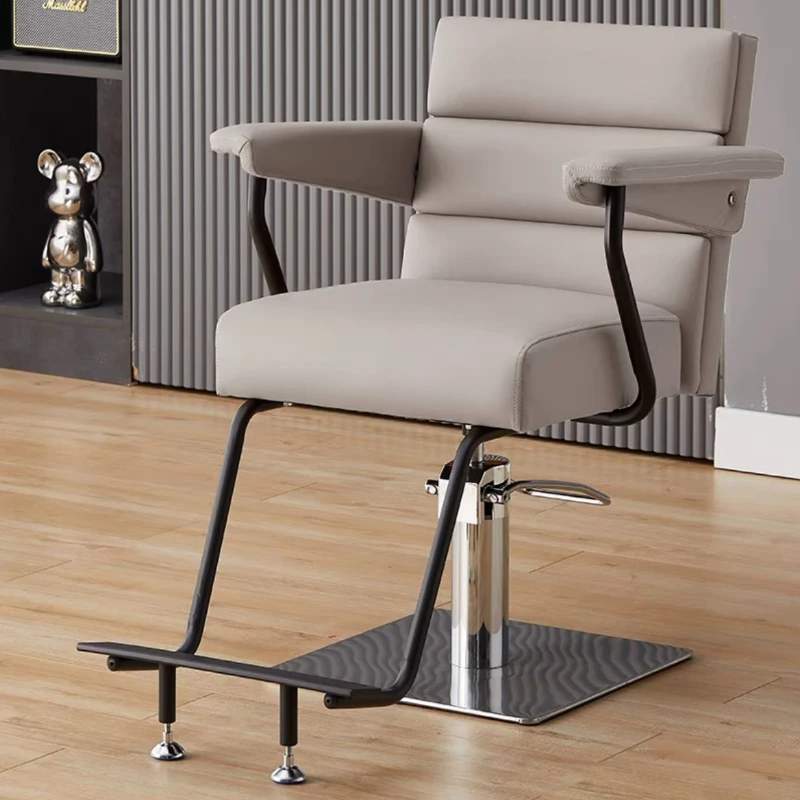 Beauty Salon Barber Chair Shampoo Luxury Facial Hairstylist Barber Chair Cosmetology Swivel Silla Sedia Barber Equipment WN50BC