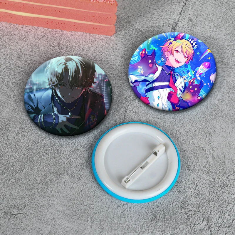 شارة على شكل رسوم كرتونية Tenma Tsukasa Kamishiro Rui Project دبابيس على ظهره ديكور دبابيس أنيمي مستديرة لإكسسوارات الهدايا والمجوهرات #4