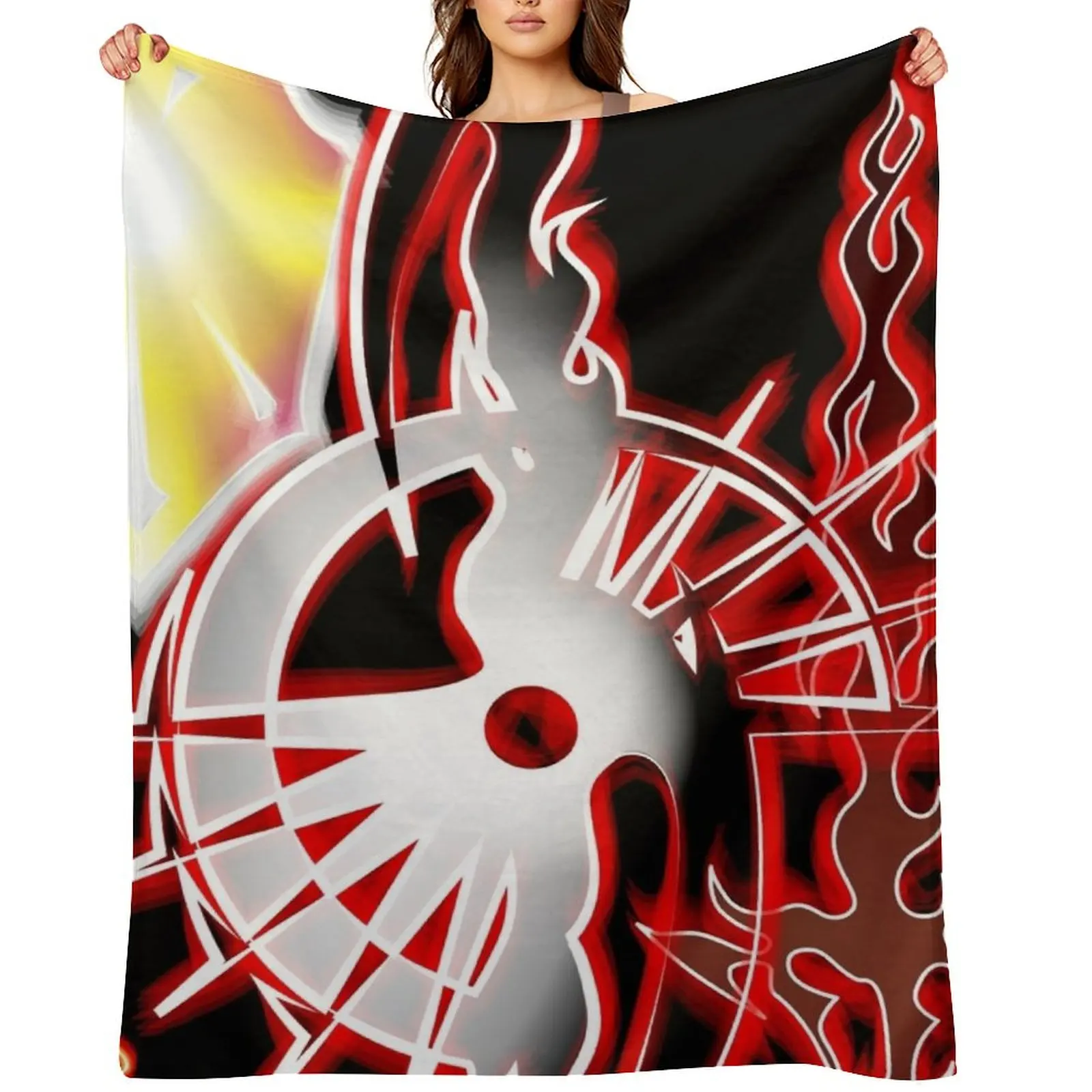 

Suikoden 2 - Rune of Beginning Throw Blanket bed plaid Bed linens Sofa Quilt Camping Blankets