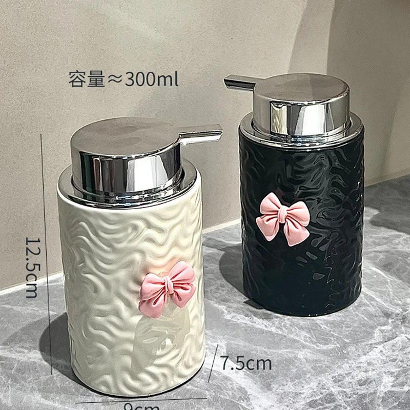 European Ceramic Irregular Pattern Lotion Bottle Luxury Soap Dispenser Travel Shampoo Moisture Bottling Bathroom Accessories New