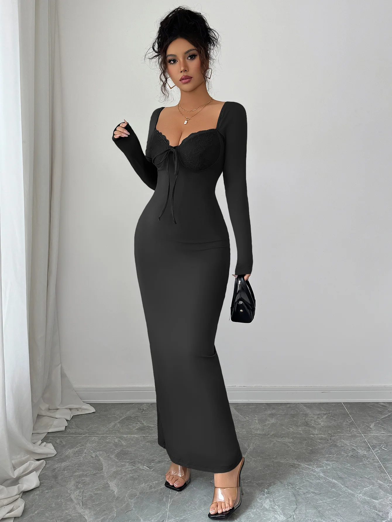 Vestidos femininos vestido medusa outono veludo retalhos dragonas abotoadas cintura casual artístico urbano novo deslocamento britânico