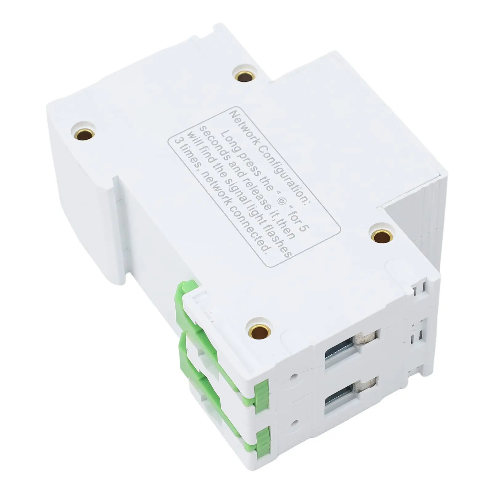 

For Ewelink APP WIFI Smart Circuit Breaker 2 Pole 50A DIN Rail Mount with Remote Control and Leak Safety Features