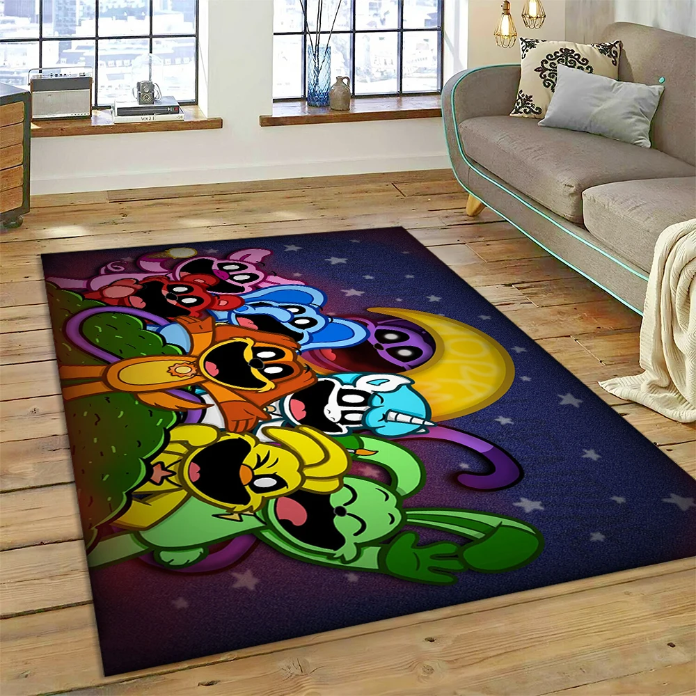 2025 New Style S-Smiling C-Critters Catnap Craftycorn Cartoon Carpet Rug for Living Room Bedroom Home Sofa,Non-slip Floor Mat