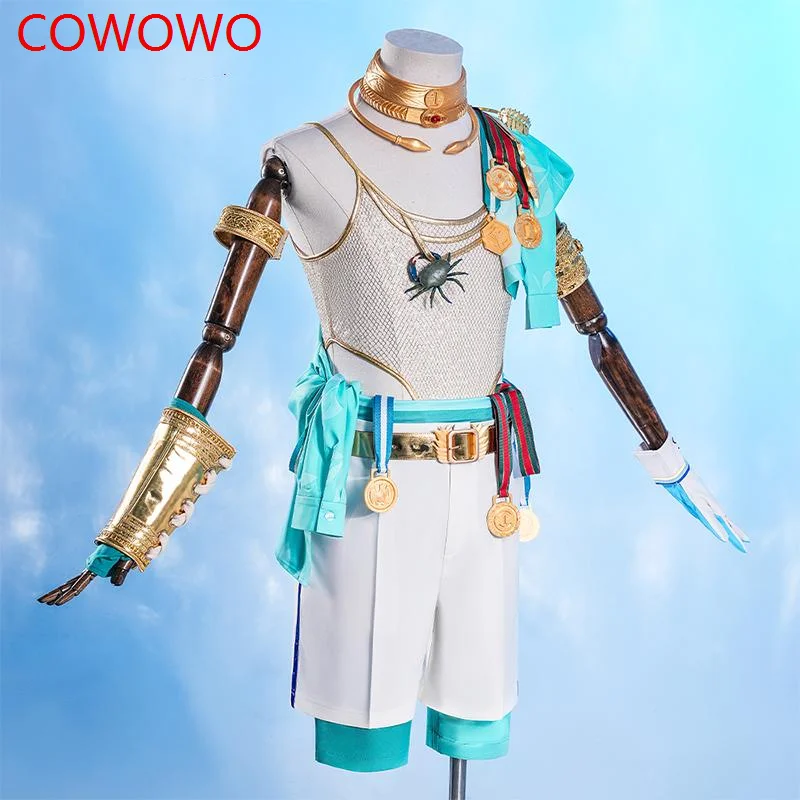 COWOWO Identity V Ganji Gupta Batter Men Cosplay Costume Cos Game Anime Party Uniform Hallowen Play Role Clothes Clothing