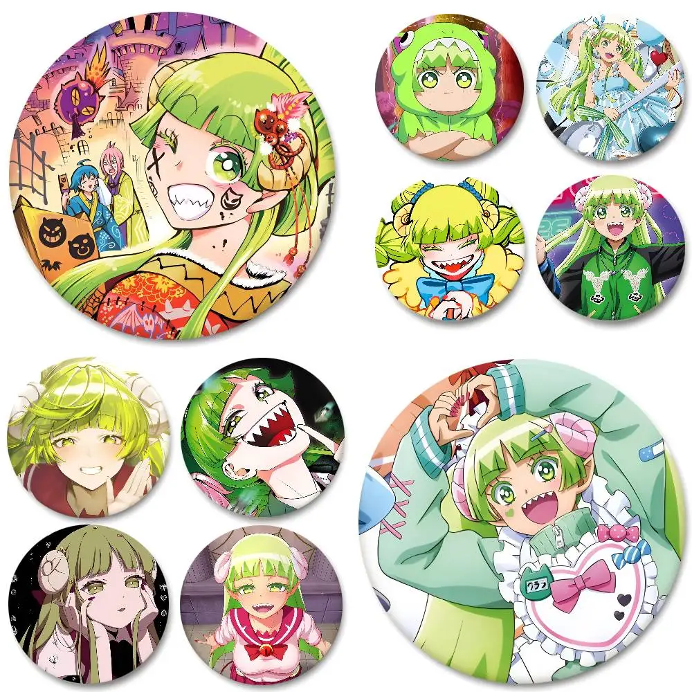 Anime Welcome To Demon School Clara Valac Round Badges Can Be Used To Decorate Clothes And Backpack Pins