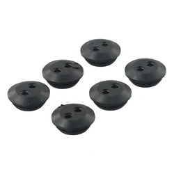 6 Pcs Black Rubber Grommet Tank Fuel Seal Gaskets Washers Garden Power Tool Hedge Trimmer Brush Cutters Replacement Accessories